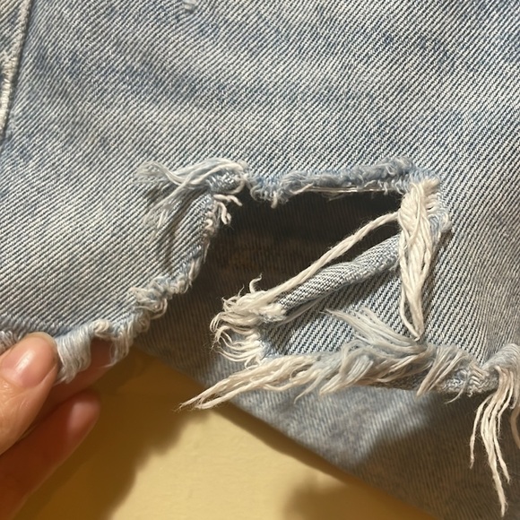 Womens Agolde Parker Vintage Cut Off Short in Swapmeet - Picture 8 of 12